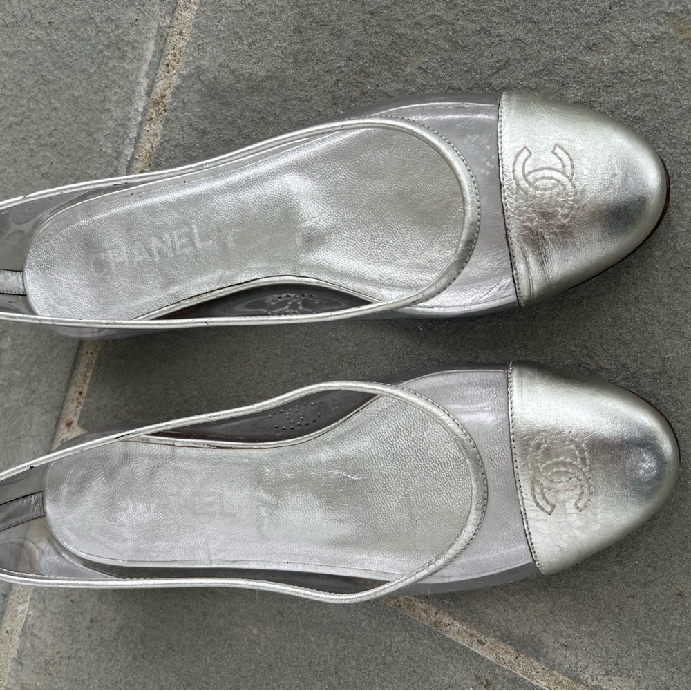 Chanel limited edition Silver Women's Shoes (38.5)